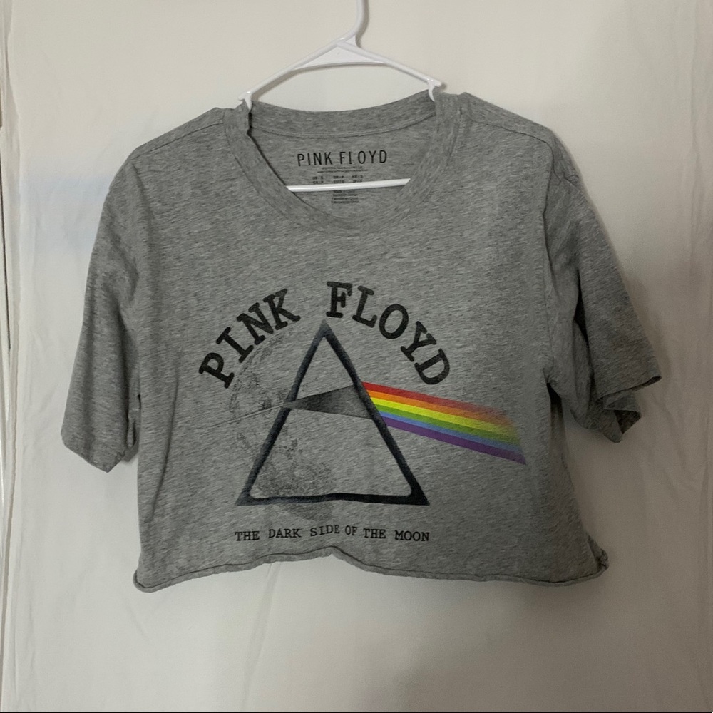 Pink Floyd graphic crop top